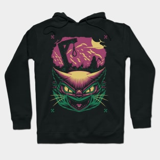 Evil Cat Halloween Horror Hoodie